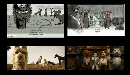 isle of dogs storyboard